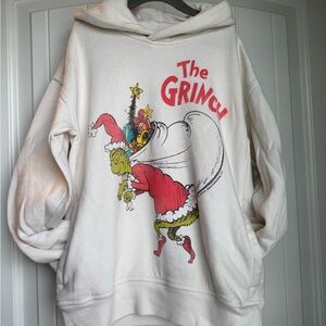 Abercrombie Kids White Grinch Hoodie